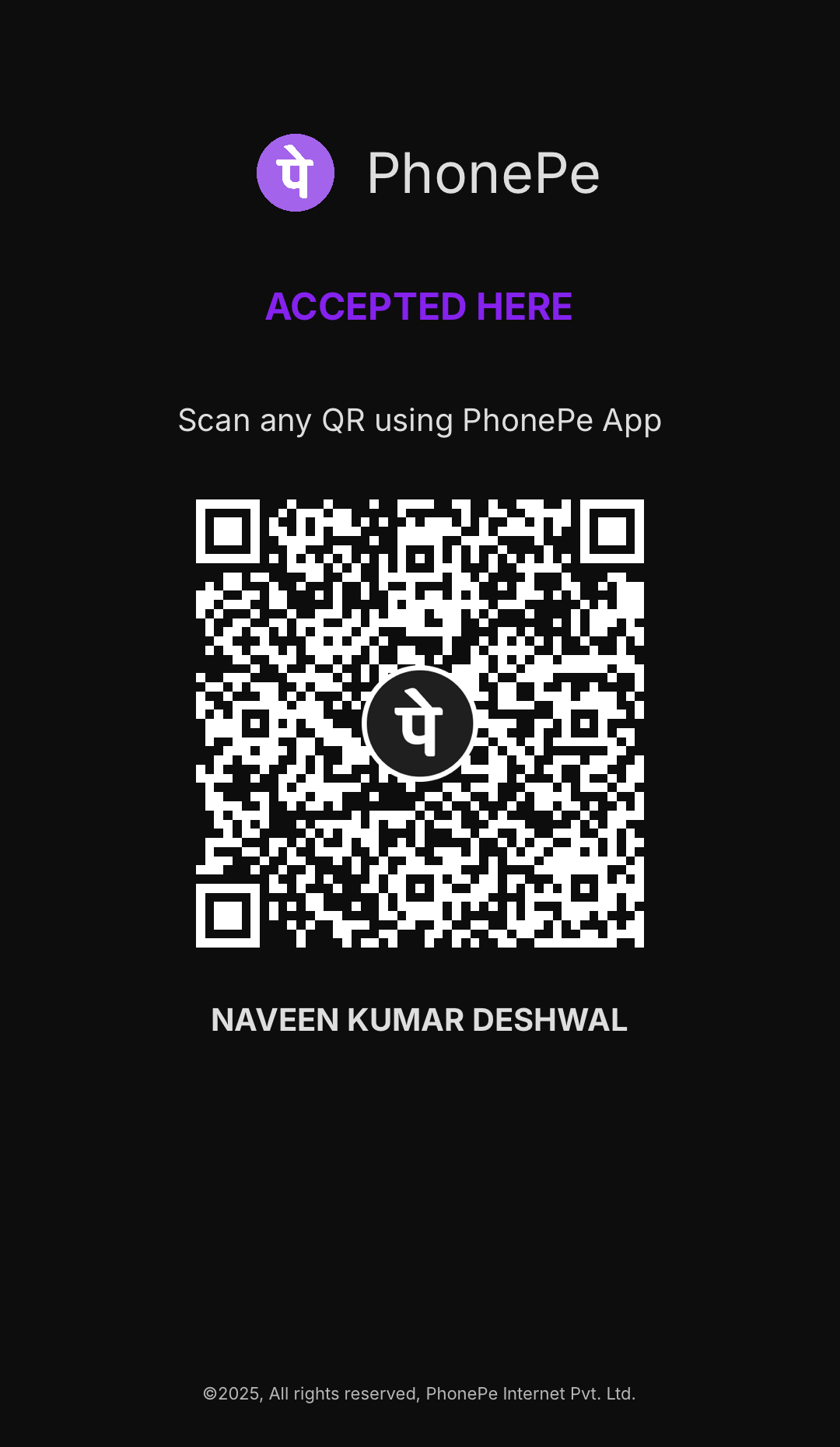 PhonePe QR Code